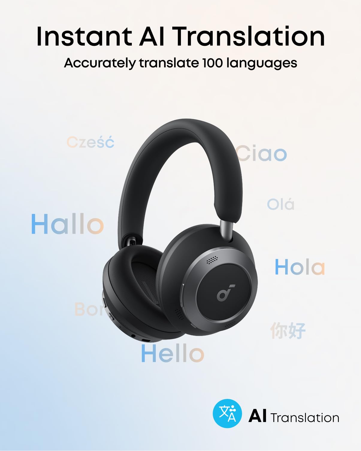 soundcore Space One Pro by Anker, Adaptive Active Noise Cancelling